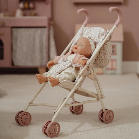 Little Dutch - Metal Stroller - White Frame