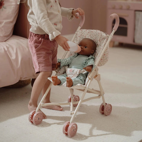 Little Dutch - Metal Stroller - White Frame
