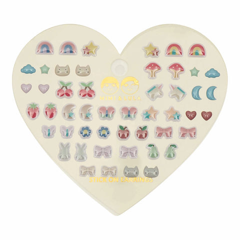 Mimi and Lula - Mixed Novelty Stick On Earrings