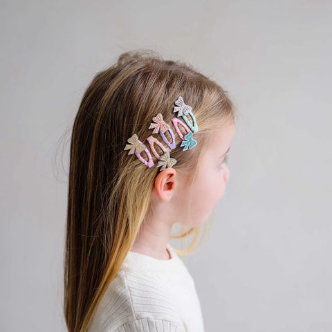 Mimi and Lula - Sparkle Bow Mini Clic Clacs