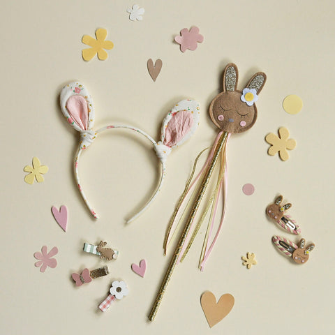 Rockahula - Stripy Bunny Clips
