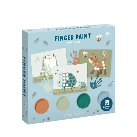 Little Dutch - Finger Paint Set Forest Friends