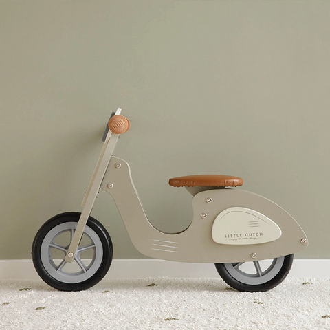 Little Dutch - Balance Bike Scooter Olive