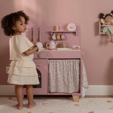 Little Dutch Wooden Play Kitchen - Pink Limited Edition