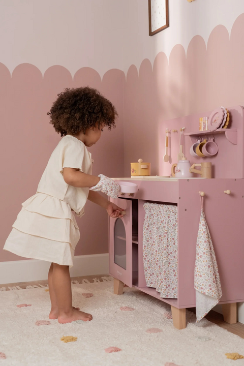 Little Dutch Wooden Play Kitchen - Pink Limited Edition