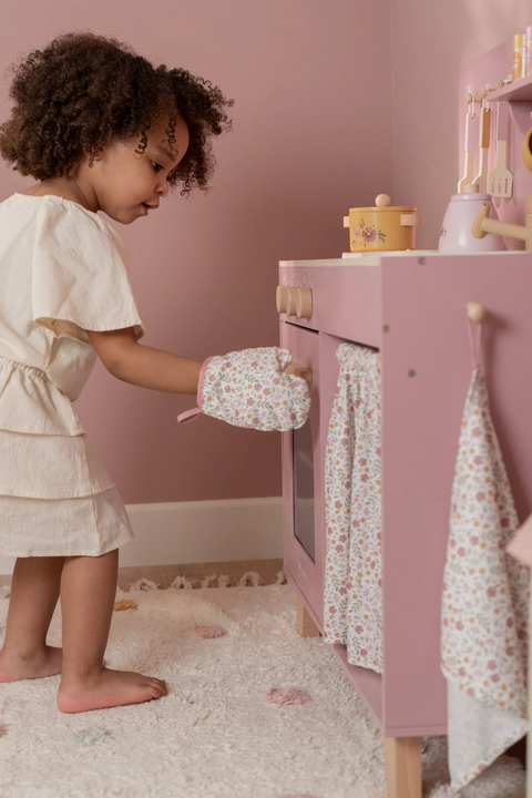 Little Dutch Wooden Play Kitchen - Pink Limited Edition
