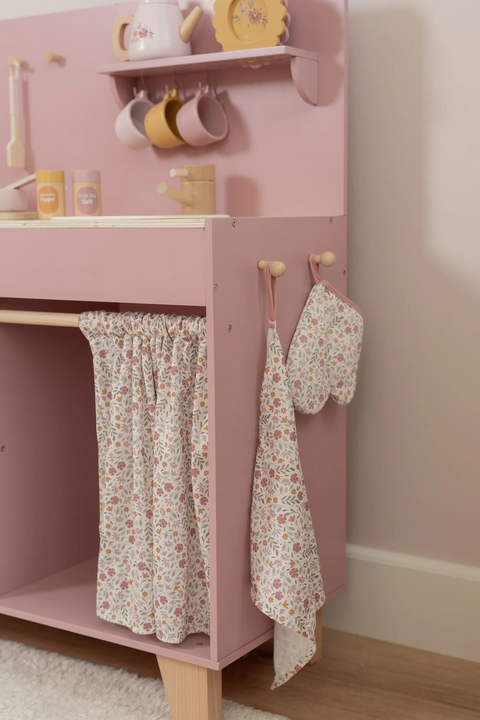 Little Dutch Wooden Play Kitchen - Pink Limited Edition