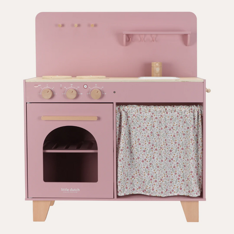 Little Dutch Wooden Play Kitchen - Pink Limited Edition