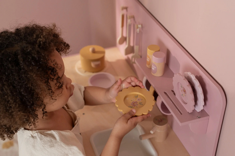 Little Dutch Wooden Play Kitchen - Pink Limited Edition