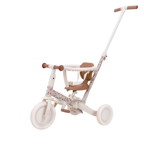 Little Dutch 4 in 1 Trike - Off White Flowers