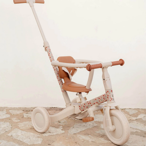 Little Dutch 4 in 1 Trike - Off White Flowers