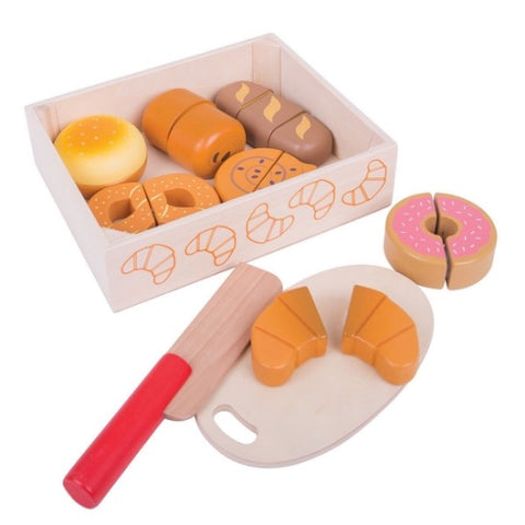 Bigjig Toys - Cutting Bread & Pastries Set