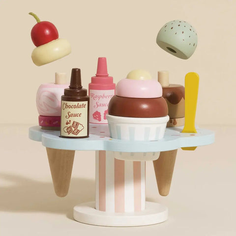 Le Toy Van - Wooden Ice Cream & Toppings Set