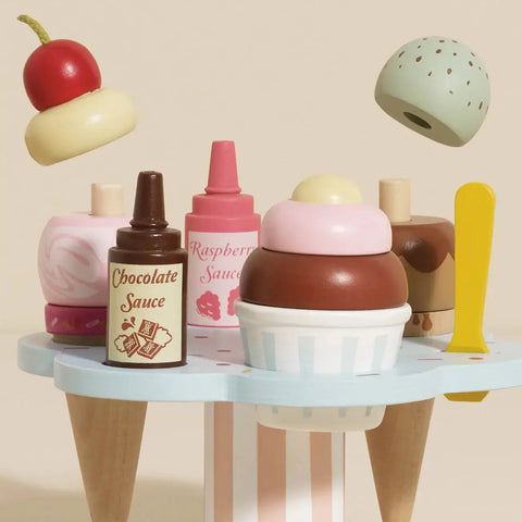Le Toy Van - Wooden Ice Cream & Toppings Set