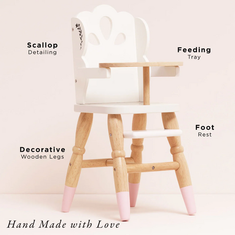 Le Toy Van - Wooden Dolls High Chair