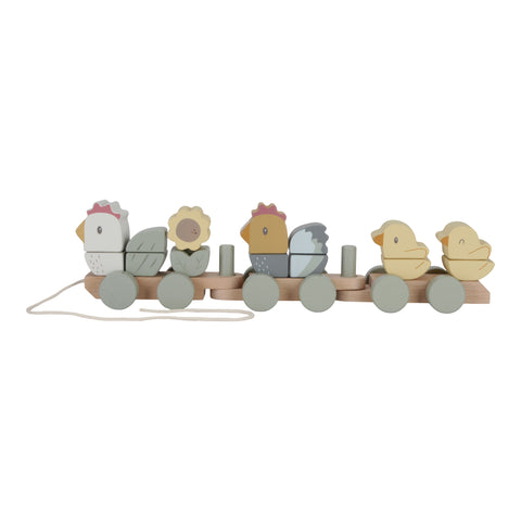 Little Dutch - Little Farm Chicken Stacking Train