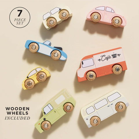 Le Toy Van - Vintage Toy Cars - 7 Piece (FSC 100%)