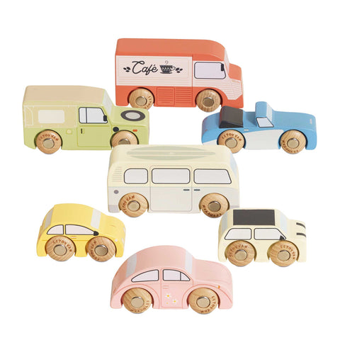 Le Toy Van - Vintage Toy Cars - 7 Piece (FSC 100%)