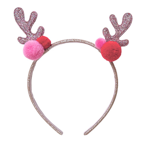 Rockahula - Glitter Reindeer Ears Headband