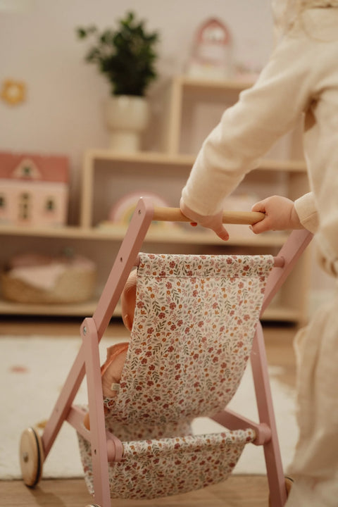 Little Dutch - Wooden Doll Stroller