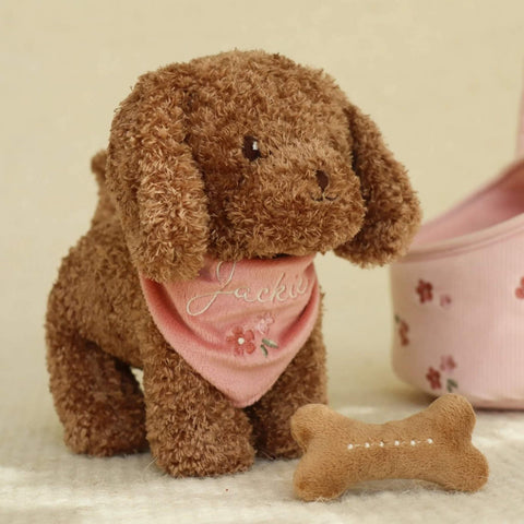 Little Dutch - Plush Dog In a Bag  Jackie