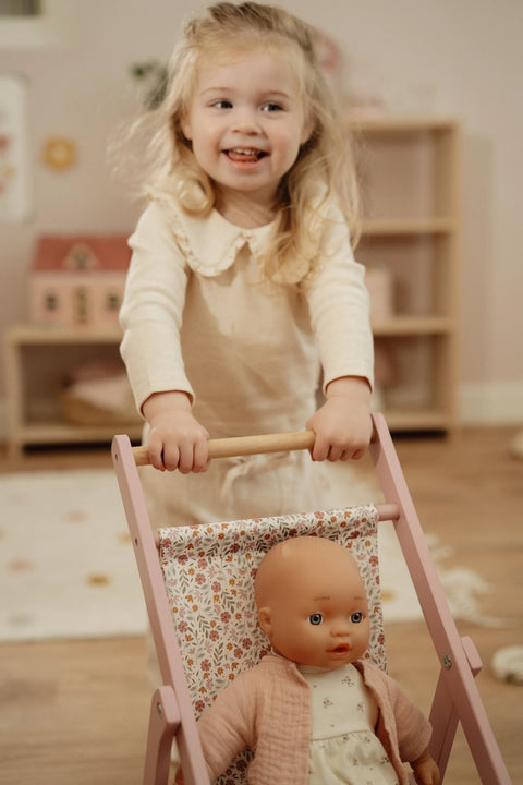 Little Dutch - Wooden Doll Stroller