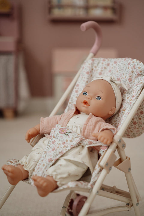 Little Dutch - Metal Stroller - White
