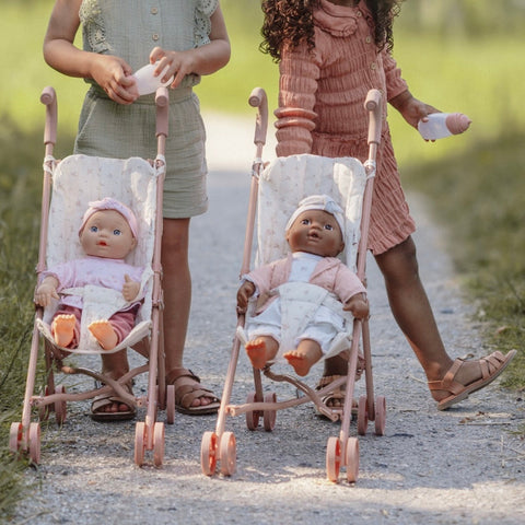 Little Dutch - Metal Stroller - Pink