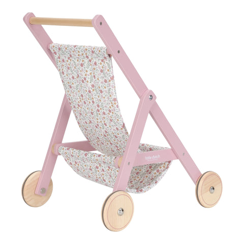 Little Dutch - Wooden Doll Stroller