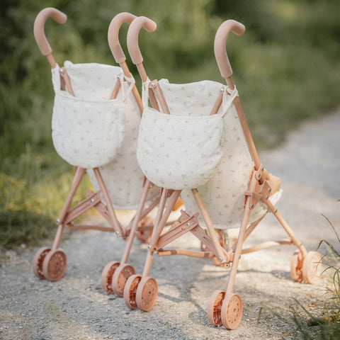Little Dutch - Metal Stroller - Pink