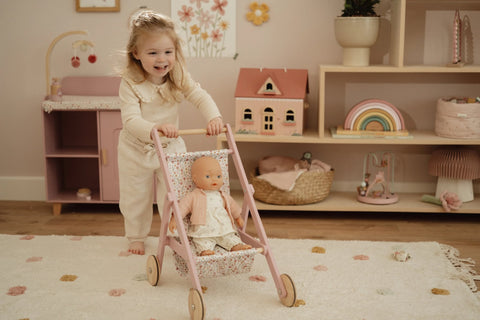 Little Dutch - Wooden Doll Stroller