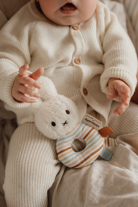 Little Dutch - Miffy - Vintage Flowers Rattle