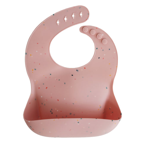 Mushie Bib - Pink Confetti