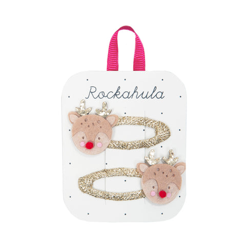 Rockahula - Little Reindeer Glitter Clips