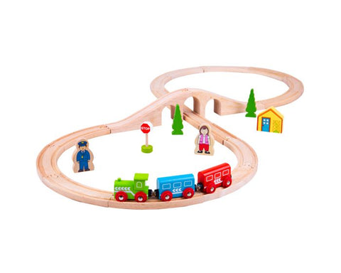 BigJig Toys - Figure of Eight Train Set