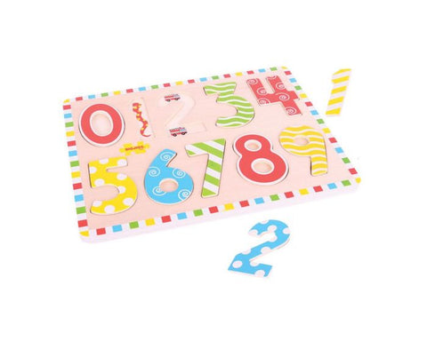 BigJig Toys - Inset Puzzle Numbers